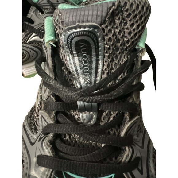 Saucony Grid Gray and Green Running Athletic Shoes Womens‎ Size 8.5 - Picture 9 of 10